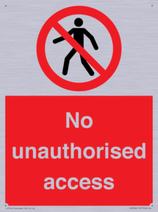 No unauthorised access